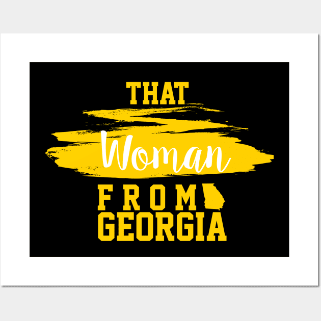 Stacey Abrams, That Woman From Georgia Wall Art by VanTees